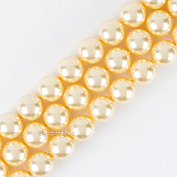 Жемчужины 5810 2 mm Crystal Light Gold Pearl