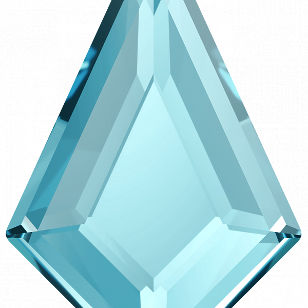 Стразы горячей фиксации 2771 8.6x5,6 mm Aquamarine HF