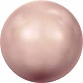 Жемчужины 5809 1,5 mm Crystal Rose Gold Pearl