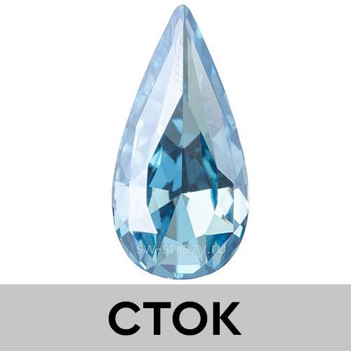 Кристаллы 4322 14x7 mm Aquamarine Nightfall