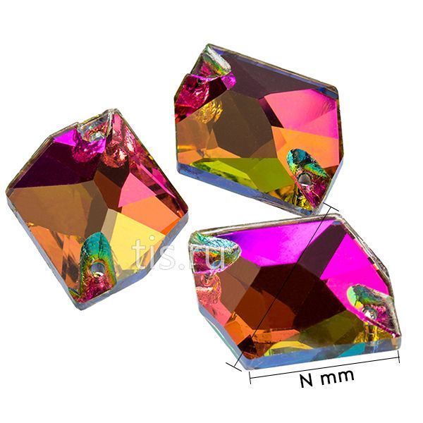 3570 13*17 mm Crystal Vitrail Medium