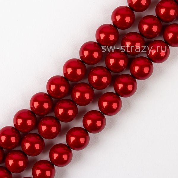 Round Pearl 1H 5 mm Red