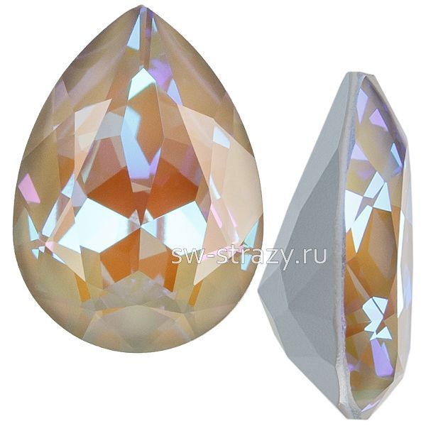 Кристаллы 4320 18x13 mm Crystal Serene Gray Delite