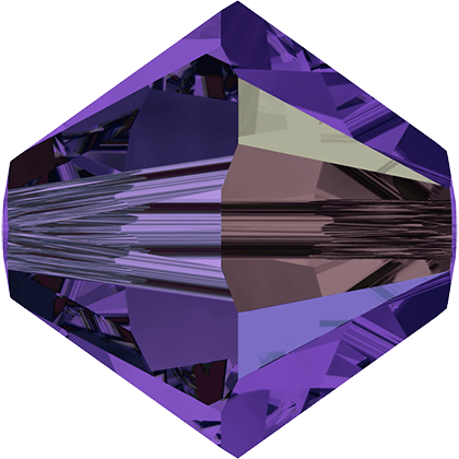 Бусины 5328 4 mm Purple Velvet AB