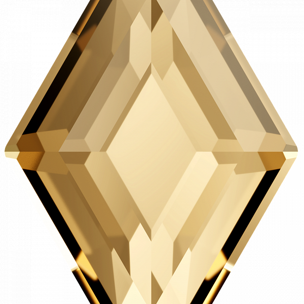 Стразы горячей фиксации 2773 9.9x5,9 mm Crystal Golden Shadow HF