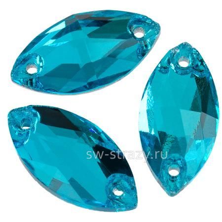 Navette 3320 LC Пришивные кристаллы Light Turquoise