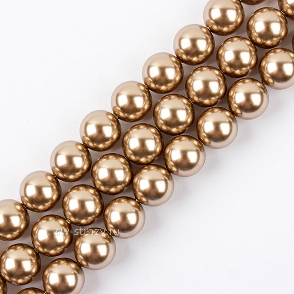 Жемчужины 5810 10 mm Crystal Bronze Pearl